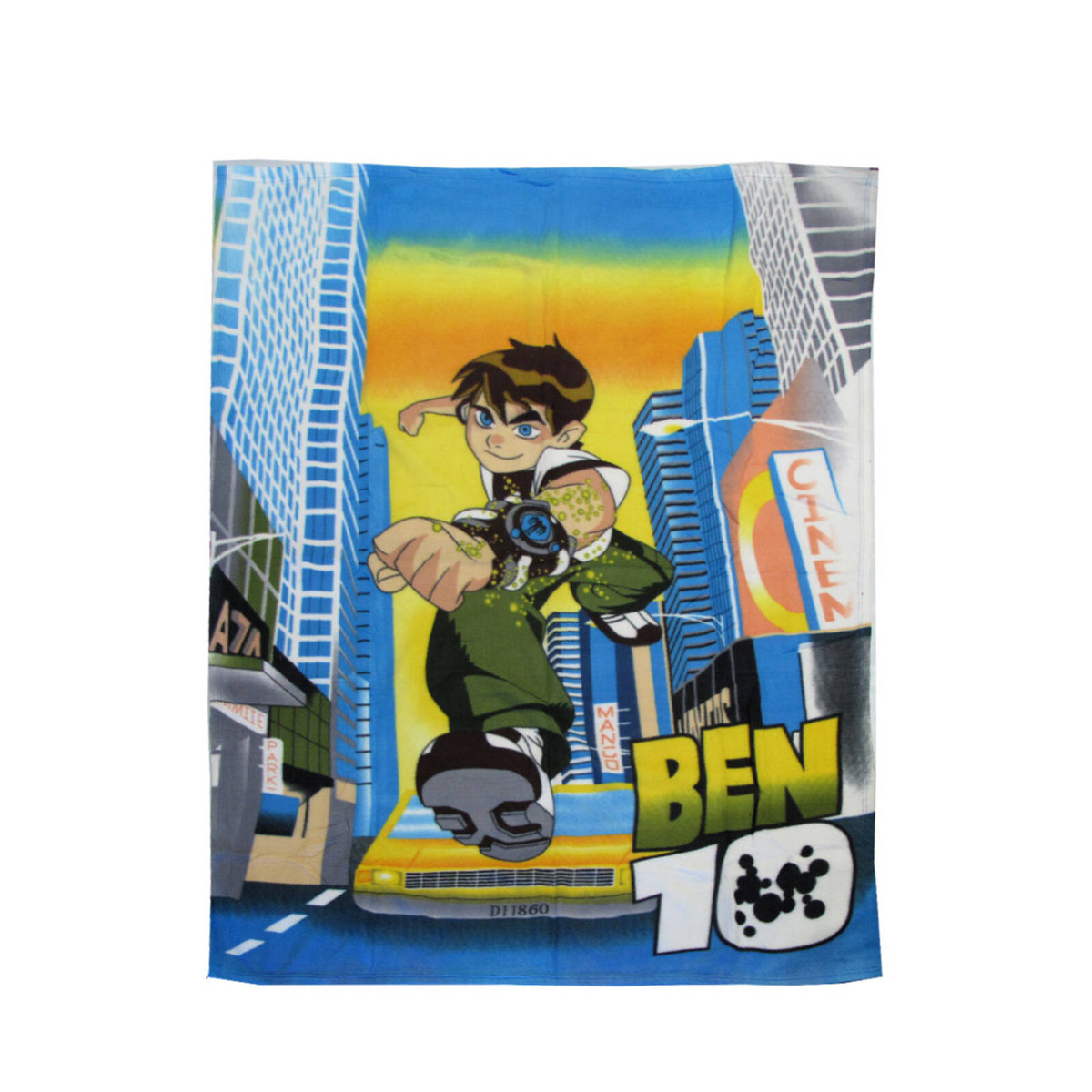 Ben 10 Hero Printed Polar Fleece Throw Rug 130 x 160 cm - Bunnings ...