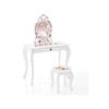 Costway Kids Vanity Set 2 In 1 Children Dressing Table &chair Watermelon Pattern Makeup Vanity Furniture Home