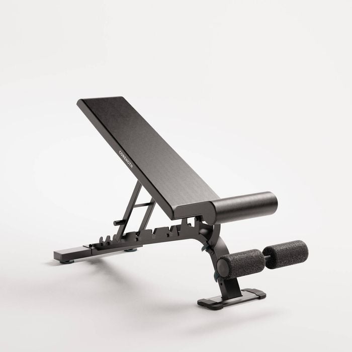 Reinforced, Adjustable Incline And Decline Weight Bench - One Size