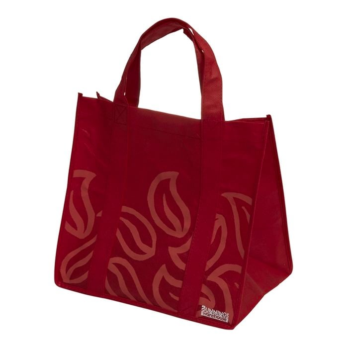Bunnings Small Red Reusable Bag