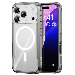 Tough On for iPhone 17 Pro Max Iron Shield Case with MagSafe - Grey