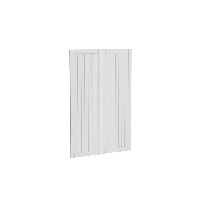 Kaboodle 900mm Sesame Salt Country Medium Pantry Doors - 2 Pack