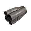 Outlaw Unpolished Stainless Steel 4 Into 1 Merge Collector - 4 X 2" ID, 3-1/2" Outlet, 7-1/2" Long