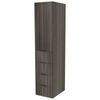 Lugna 2048 x 450 x 580mm Storm Hangrail 4 Drawer Left Hinged Door Storage Cabinet