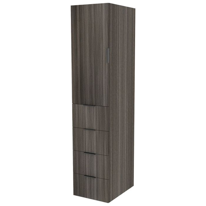 Lugna 2048 x 450 x 580mm Storm Hangrail 4 Drawer Left Hinged Door Storage Cabinet