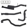Ignite Exhausts Turbo Back For Nissan Gu Patrol 3l Wagon 3" Cat & Muffler 409 Stainless Steel