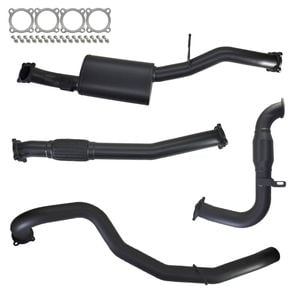 Ignite Exhausts Turbo Back For Nissan Gu Patrol 3l Wagon 3" Cat & Muffler 409 Stainless Steel