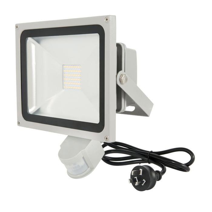 Brilliant Lighting 30w Ranger III Grey DIY LED Sensor Flood Light
