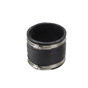 SPARTAN Flexible Rubber Coupling PVC-PVC 100mm Black - 100mm