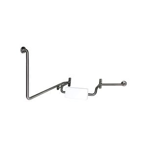 3Monkeez 960 x 600mm 32mm Back Rest Disabled LH Grab Rail WA-BRGR-90LH
