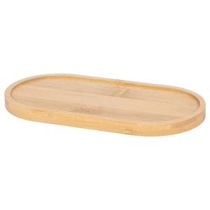 Harbour Housewares Soap Dispenser Dish Bamboo Eco Friendly Kitchen Accessory