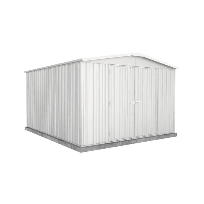 Absco Sheds 3.00mW x 3.66mD x 2.06mH Surfmist Double Door Regent Garden Shed
