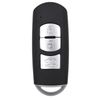 TKW to suit Mazda 3, 5, 6, CX7, CX9, M6, RX8, MX5, and more - 3 Button Car Key Shell - MAZ24R Blade