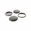 Surface Gard 51mm Round Carpet Based Castor Cups - 4 Pack
