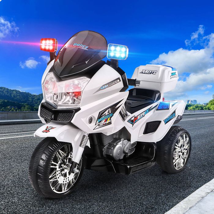 ALFORDSON Ride On Car Kids Patrol BMW Inspired White