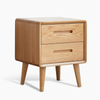 MIUZ Bedside Table Drawers Side Tables Solid Timber American Oak Wood Nightstand