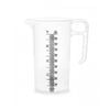 1l Measuring Jug Heavy Duty Clear Plastic Propylene Food Grade Bpa 5 Pro-jug