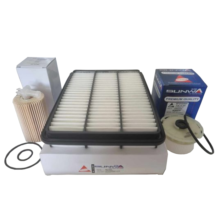 Service Kit for Toyota Landcruiser 70 Series VDJ76, 78 or 79 | Air Filter, Oil Filter & Fuel Filter - Service Kit
