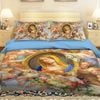 3D Photo Frame Angel 005 Bedding Set Pillowcases Quilt Duvet Cover Set Queen King