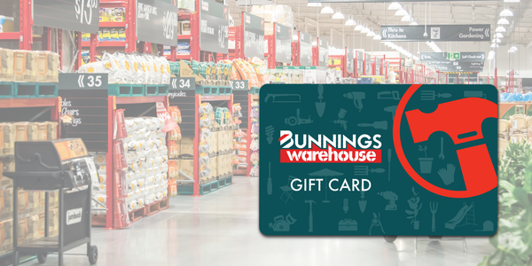 Gift gard with store background.