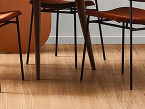 Modern chairs on timber flooring