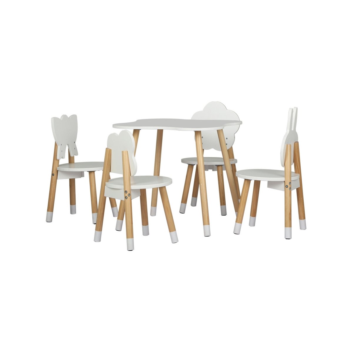 Keezi Kids Table and Chairs Set of 5 - Bunnings Australia
