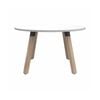 Olg Plantation Boardroom Table Solid Oak Frame White Top L3600mm X W750mm