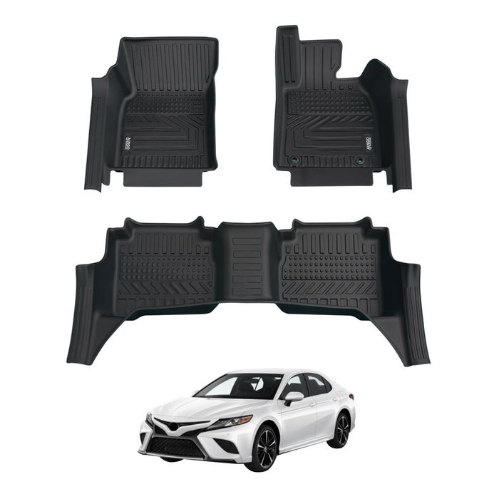 AUSGO Car Floor Mats for Toyota Camry Hybrid 2017-2024 All-Weather Floor Liners
