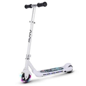 ROVO KIDS WhizKid Electric Scooter, Ages 5-11, Adjustable Height, AU Compliant, Lithium Battery, Brushless Motor, White