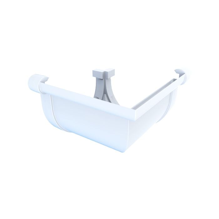 Marley White Typhoon External Corner - White