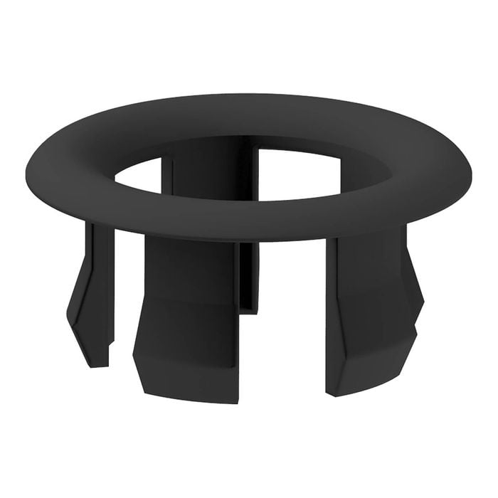 Kinetic 20mm Matte Black Hollow Basin Overflow