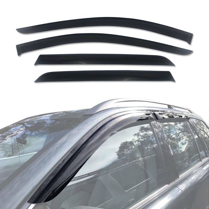 AUSGO Weather Shields For Volvo XC90 2003-2014 Weathershields Window Visors Wind Deflectors