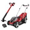 Ozito PXC 36V (2 x 18V) 330mm Lawn Mower and 18V 240mm Grass Trimmer Kit 4.0Ah PLMGTK-3640