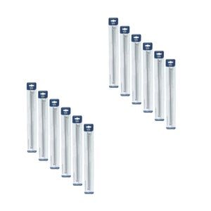 12pk Malli Aluminium/plastic Knitting Needles Yarn Crafting Tool 6mmx35cm Grey