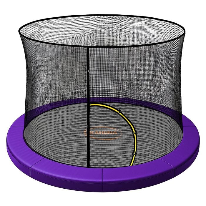 Kahuna 6ft Trampoline Pad And Net - Purple