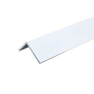 Metal Mate 32 x 20 x 1.4mm 3M Aluminium Unequal Angle White