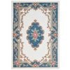 Traditional Handmade Wool Rug-Avolon-Ivory/Blue-120X180cm