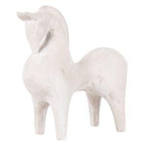 Amalfi Academy Hercules Horse Sculpture Cement Grey 25.5x12x26cm