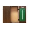 Formula Sports 58cm Dartboard Cabinet Chalkboard Walnut