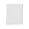 One Six Eight London Clara 6 X 4 White / Rose Gold Glass Photo Frame