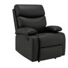 Giselle Recliner Chair PU - Black