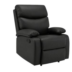 Giselle Recliner Chair PU - Black