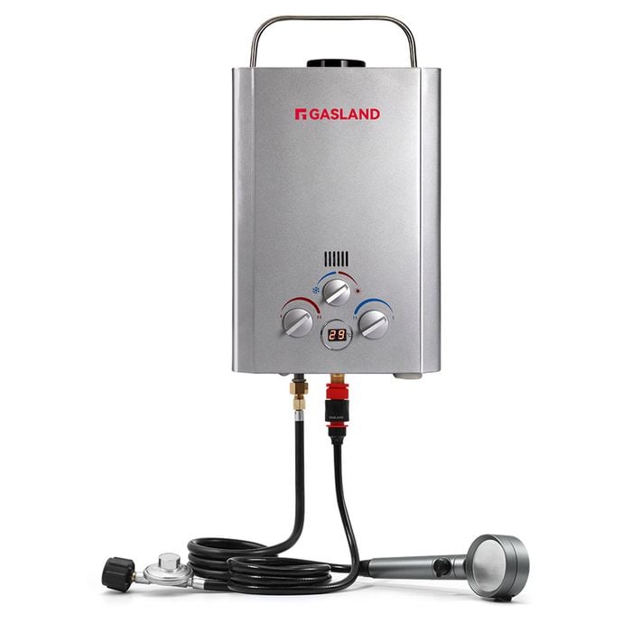 GASLAND 6L Silver Tankless Gas Water Heater On-Demand Water System ...