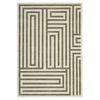 Loopsie-400cm X 300cm-waimea Green Geometric Washable Rug