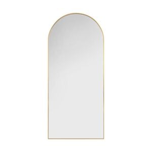 Astin Sinclair 1800 x 800mm Brushed Brass Arched Full Length Mirror