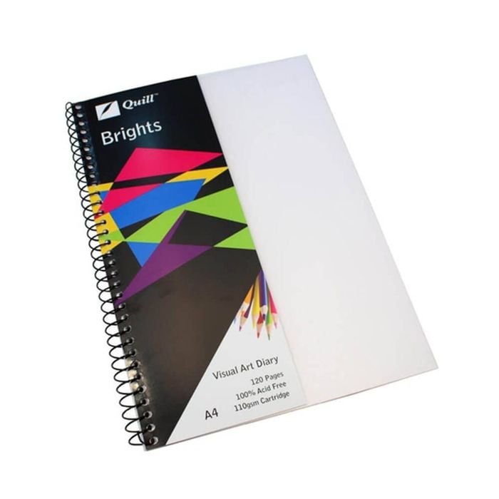 Quill Brights Visual Art Diary A3 (60 leaves) (Frosted)