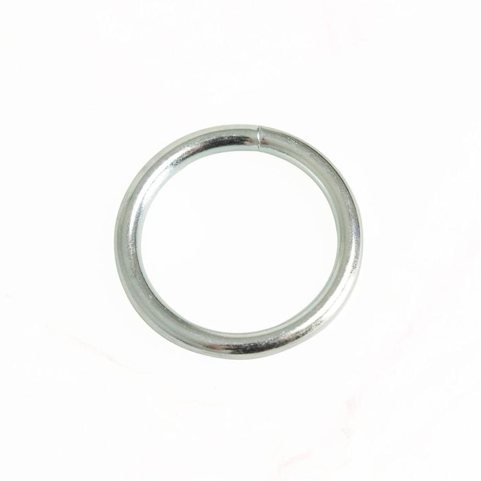 Pinnacle 28 x 4mm Zinc Plated Round Rings - 4 Pack