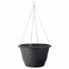 Northcote Pottery 300mm Graphite Villa Plastic Hanging Basket