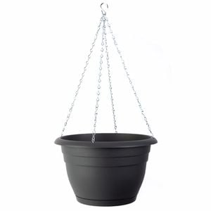 Northcote Pottery 300mm Graphite Villa Plastic Hanging Basket