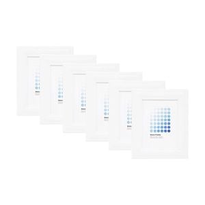 6PK Braz Siena Image Photo Document Display Frame 15x20cm White